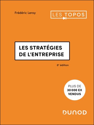 cover image of Les stratégies de l'entreprise